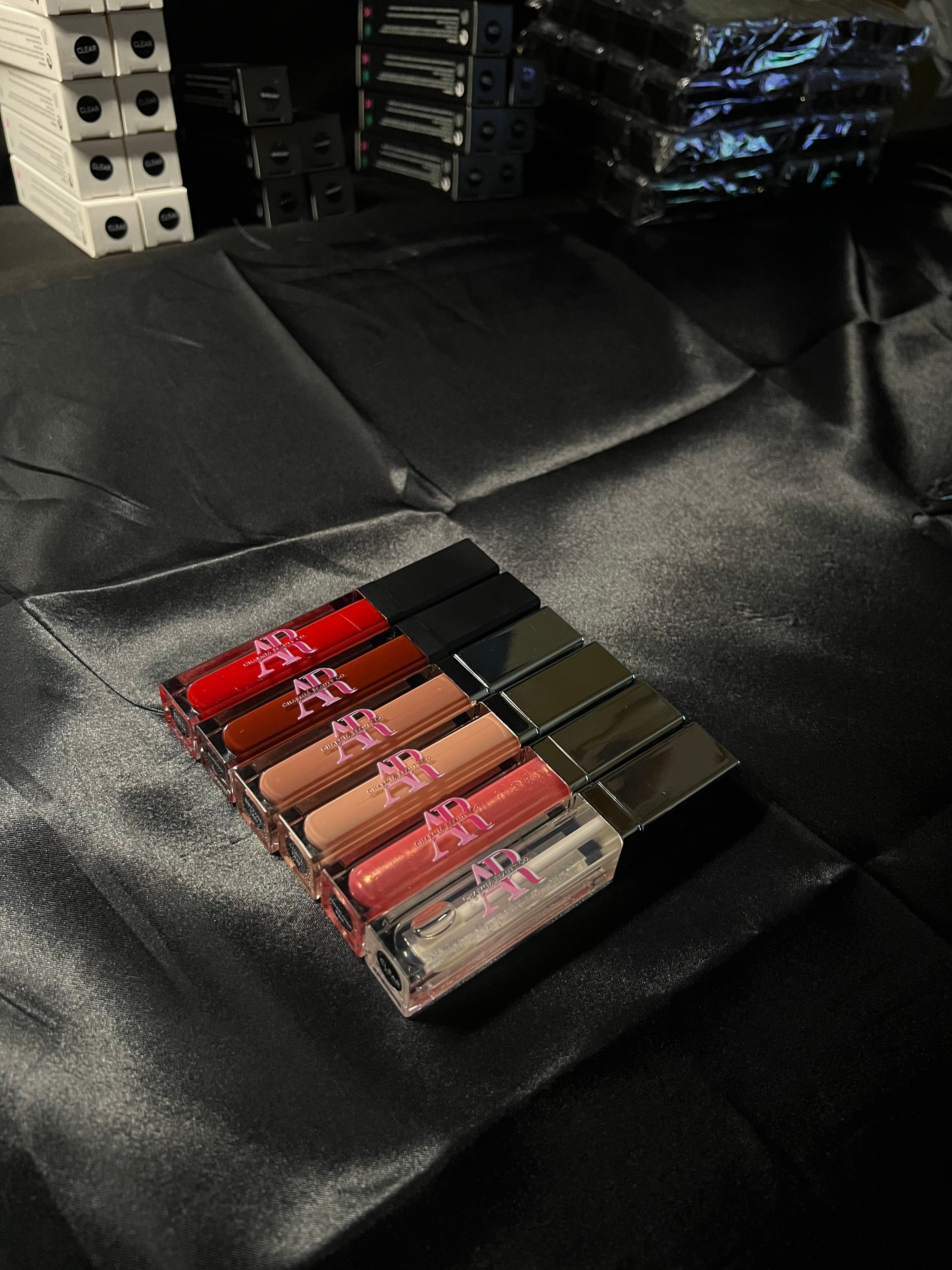 ( 1 LEFT 🔥 ) LED LIP GLOSS + MIRROR ( BOMBSHELL )